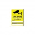Premises Under CCTV Surveillance Sign 400 x 300mm - Self Adhesive Vinyl