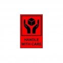 Handle with Care - Paper Packaging Labels (100 x 150mm Roll of 1000)