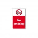 No Smoking Sign 150 x 100mm - Self Adhesive Vinyl