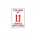 This Side Up - Paper Packaging Labels (100 x 150mm Roll of 1000)