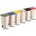 100 Litre Green Lid Wheelie Bin H852 x W533 x D512mm