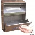 Silver Wall Ashtray H350 x D85 x W280mm