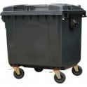 660 Litre Polyethylene Waste Bin H1190 x W1220 x D770mm - BLUE