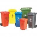 50 Litre Wheelie Bin H650 x W420 x D470mm - BLUE