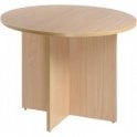 X Leg Circular Meeting Table Diameter1000 x H725mm