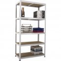 Clicka 175 Office Shelving H1770 x W900 x D450mm 5 Shelf Level 175kg UDL