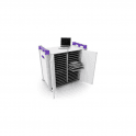 LapCabby 32 port laptop trolley - horizontal storage W1291 x D703 x H1215mm
