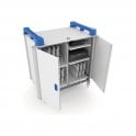 LapCabby 15 port mixed device trolley - vertical storage W1015 x D703 x H1115mm