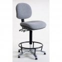 Office High Chair, Heavy Duty 25 stone / 160kg user Height adjustment 650-830mm