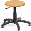 Wood Stool with Feet Height adjustment 430-570mm