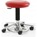 Round Stool with foot operated height adjustment & Feet Height Adjustment 550-740mm