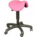 Upholstered Saddle Seat with Feet Height Adjustment 550-740 or 610-860mm