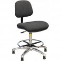 Static Dissipative High Intermediate Chair with feet Height adjustment 500-690mm