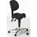 Dentist Saddle Seat with Backrest & Feet Height Adjustment 550-740mm