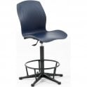 Plastic Polypropylene Shell High Chair with Feet Height adjustment 550-800mm