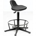 Posture Stool with Mini Back Rest, Foot Rest & Feet