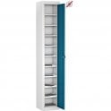 Single Door 10 Compartment Tablet Storage Only Locker H1780 x W305 x D305mm