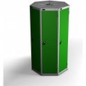 Single Tier Large Seed Pod Locker Height 1780 x Diameter 930mm providing 7 individual compartments