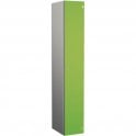 Single Compartment Aluminium Body Locker with SGL Door H1800 x W300 x D400mm