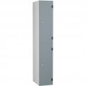 Two Compartment Solid Grade Laminate Door Locker H1780 x W305 x D390mm