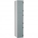 Three Compartment Solid Grade Laminate Door Locker H1780 x W305 x D390mm