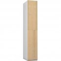 Two Compartment Timber Door Locker H1780 x W305 x D323mm