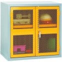 Mesh Door Cabinet - 1 shelf H915 x W915 x D459mm