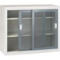 Sliding Mesh Door Cabinet - 2 Shelves H1020 x W1220 x D460mm