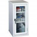 Visible Storage Cabinet - 2 Steel Shelves H915 x W460 x D460mm