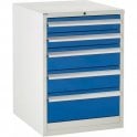 5 Drawer Cabinet - H825 x W600 x D650mm – 2x100mm, 2x150mm, 1x200mm