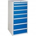 7 Drawer Cabinet - H1200 x W600 x D650mm – 1x100mm, 3x150mm, 3x200mm