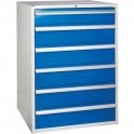 6 Drawer Cabinet - H1200 x W900 x D650mm - 1x150mm, 5x200mm