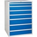 7 Drawer Cabinet - H1200 x W900 x D650mm - 1x100mm, 3x150mm, 3x200mm