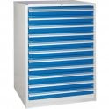 11 Drawer Cabinet - H1200 x W900 x D650mm - 11x100mm