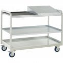 Euroslide Trolley - Sloping Top with Shelf - Kit 2 - H960 x W1270 x D675mm