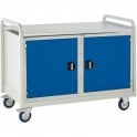 Euroslide Trolley - Steel Top & Cupboard - Kit 17 - H960 x W1270 x D675mm