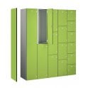 SGL End Panel for Aluminium Body Lockers H1800 x D400mm