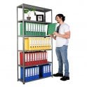 OFFICE EASY Light Duty Shelving H1950 x W1000 x D300mm 6 Shelf Level 70kg UDL