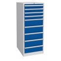 Euroslide 9 Drawer - 4x100mm, 5x200mm - H.1500 W.600 D.650