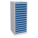 Euroslide 14 Drawer - 14x100mm - H.1500 W.600 D.650