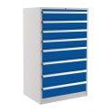 Euroslide 8 Drawer - 4x150mm, 4x200mm - H.1500 W.900 D.650