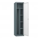 Janitors Uniform Locker - Flat Top - Steel Locker - H1800 x W450 x D450mm