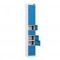 Tablet Locker - 10 Door - 10 Compartment - Charging - Dual USB-A Sockets - Flat Top - H1800 x W300 x D300mm