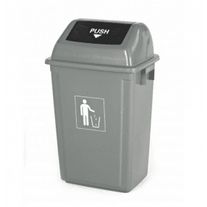 50 Litre Push Flap Waste Bin L430 x W310 x H600mm