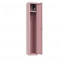 Tablet Locker - 1 Retro Door - 1 Compartment - Charging - 3 Pin + Dual USB-A Sockets - Sloped Top - H1950 x W300 x D300mm