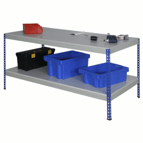 Grey MFC Rivet Workbench H915 x W2135 x D915mm 200kg UDL
