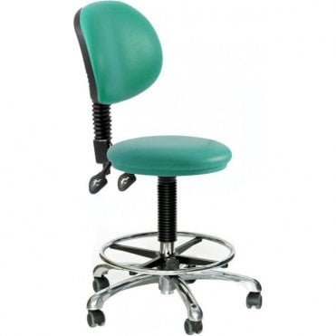 Round Stool with adjustable backrest