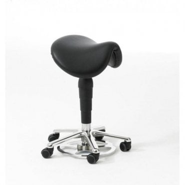 Saddle Seat with Foot Lift Adjustment