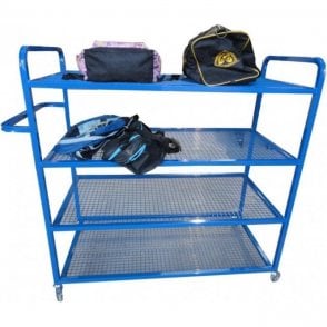 School Bag Trolley H1330 x W1200 x D600mm - Blue