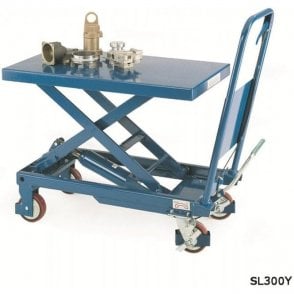 Scissor Lift Table W850 x D500 x H900mm - Single Scissor 500kg